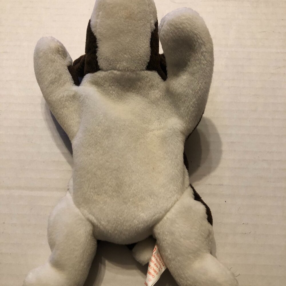 Ty new beanie baby Bruno the Bull Terrier dog 1997 with true errors - Picture 10 of 16